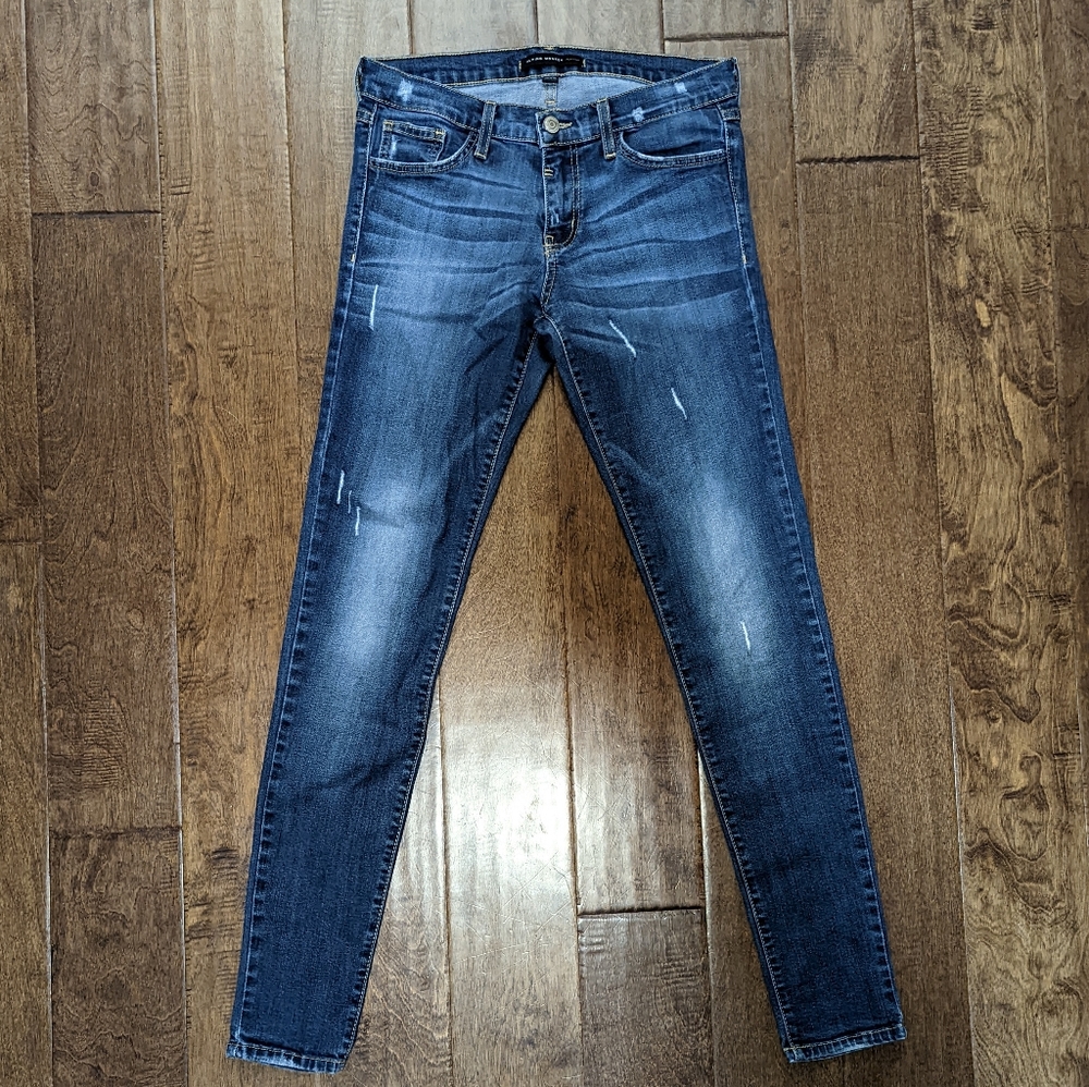 Flying Monkey Platinum Distressed Skinny Jeans